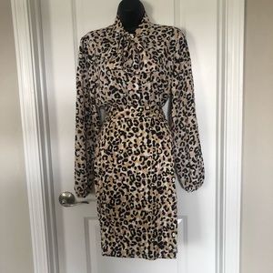 Leopard Print Top and Skirt (two pieces)